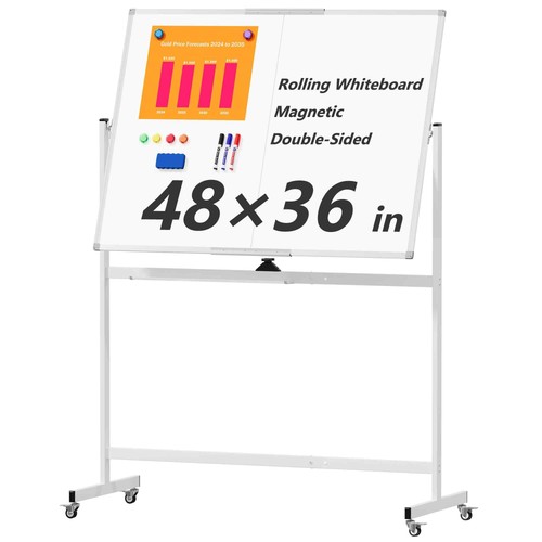 Large rolling whiteboard - large,