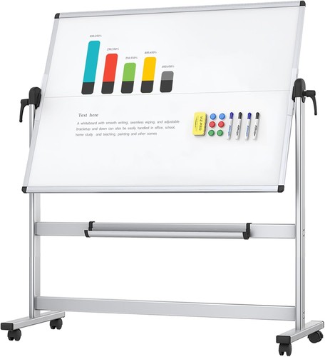 Rolling whiteboard x 36 - 48", 36"